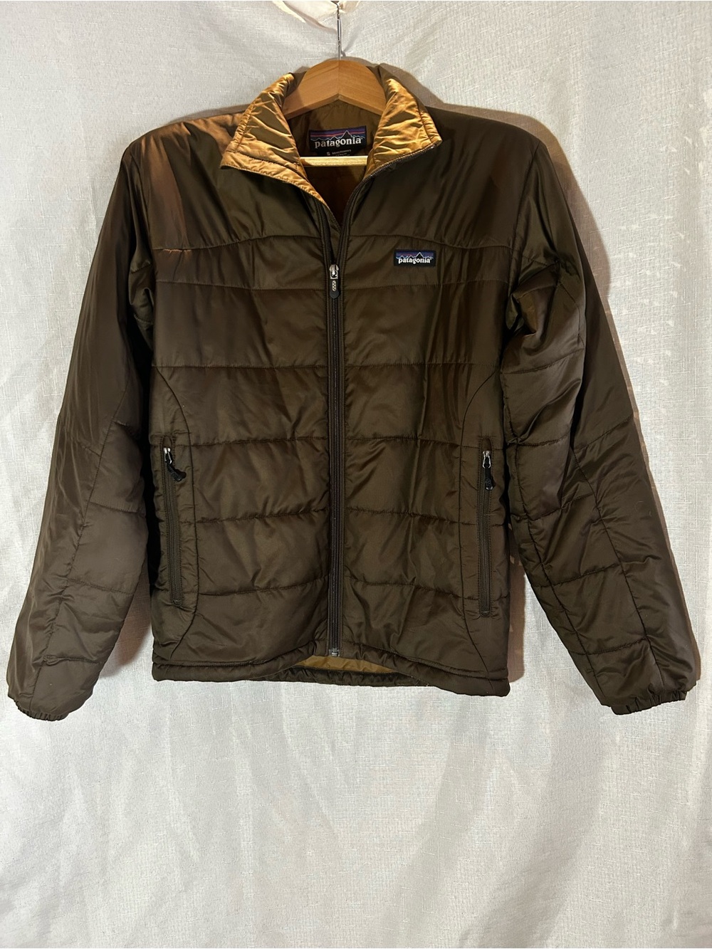 Patagonia PrimaLoft Insulated Puffer Jacket Brown Men’s Small